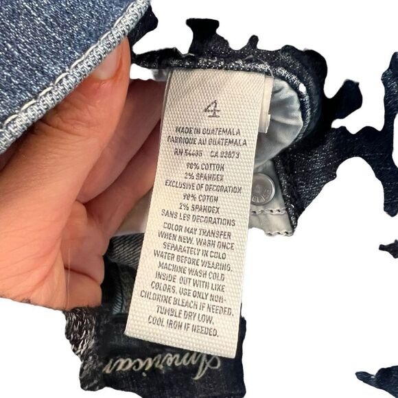 3 for $30! American eagle medium wash denim shorts - Picture 4 of 7